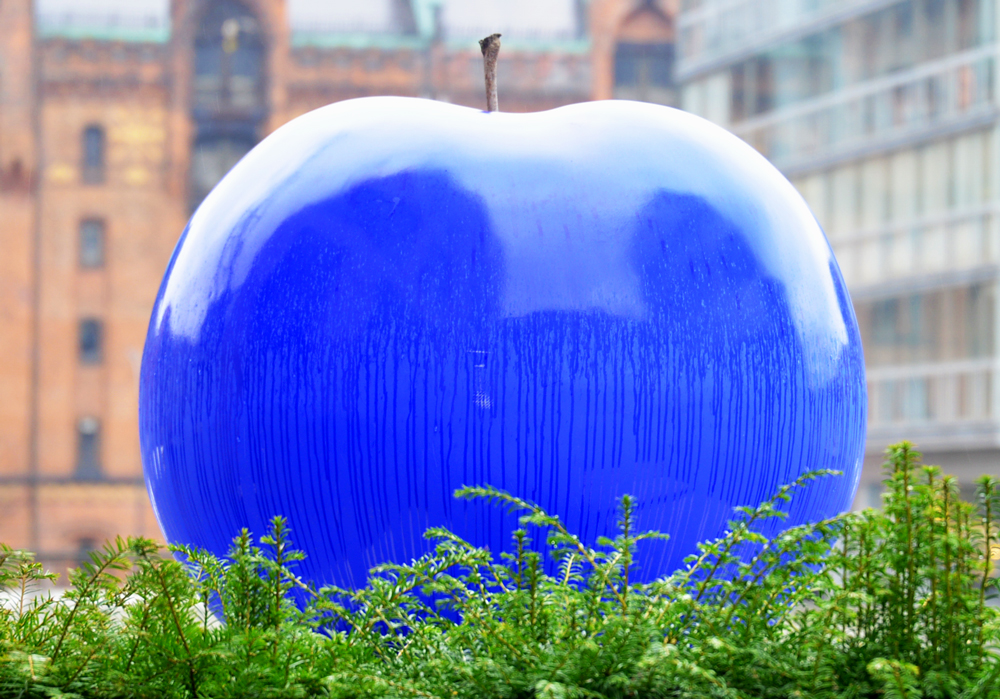 Blauer Apfel